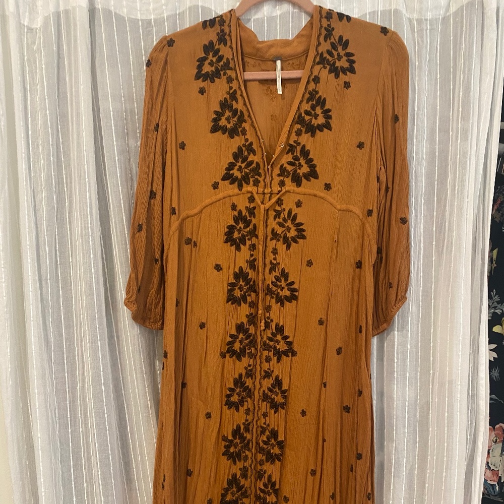 Free people maxi dress boho